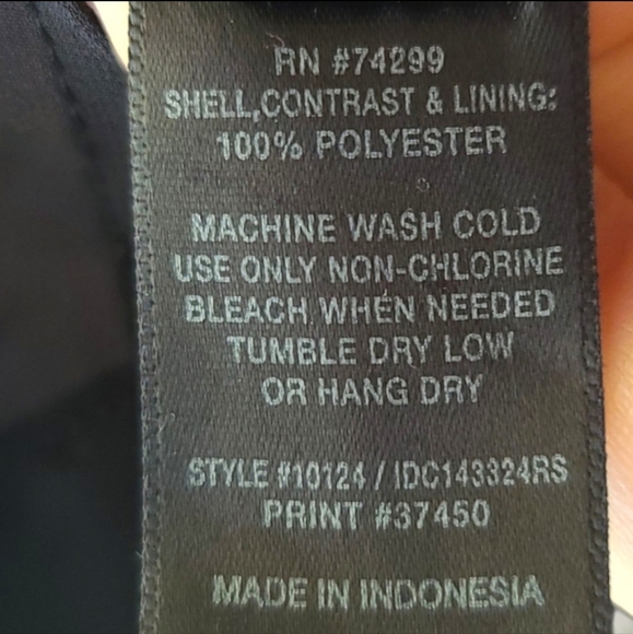 Enfocus Studio Polka Dot Halter Knee Length Dress Size 6 - Picture 9 of 9